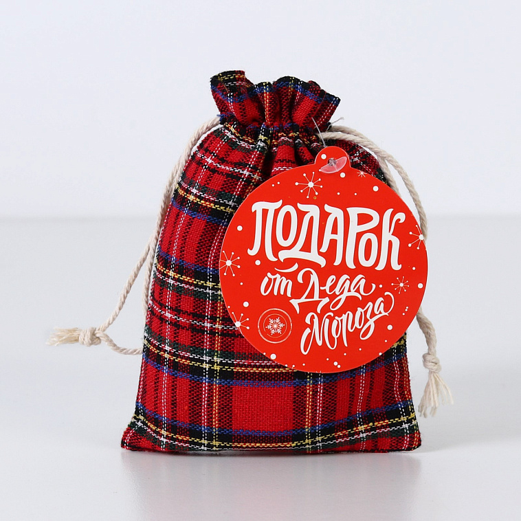 Мешок подарочный "Новый год", 10 х 14 см +/- 1.5 см 606x758